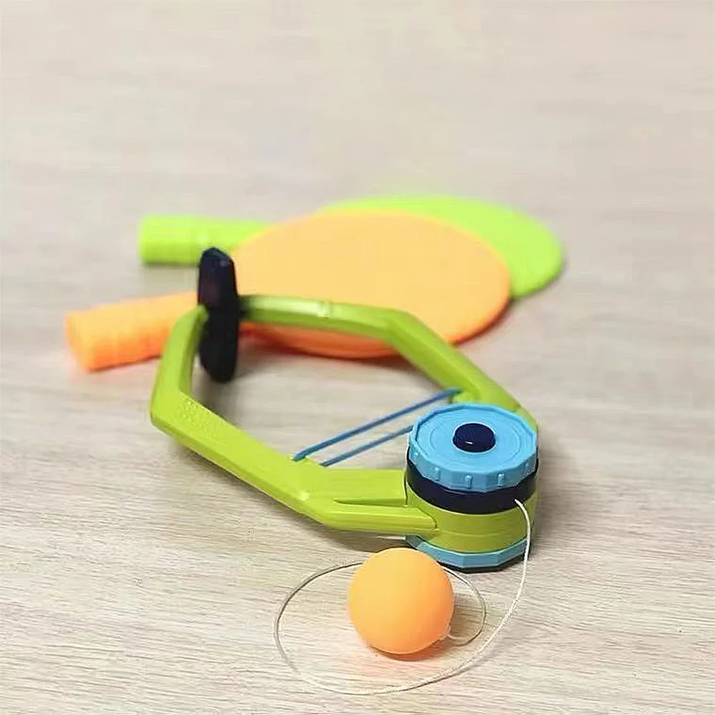 Hanging Table Tennis Trainer Portable Set with Racket and Balls Door Pong Game Adjustable Indoor Table Tennis Self-training Set