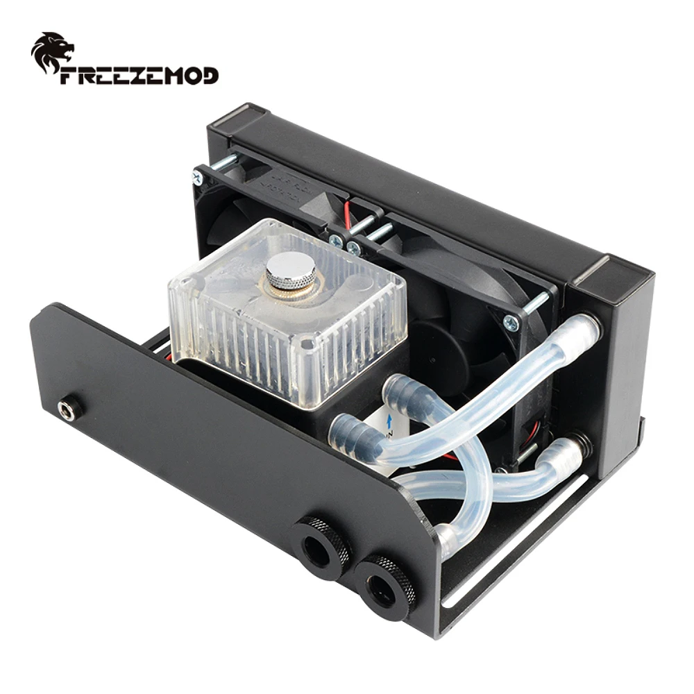 Zemod-aio Laptop Liquid Cooler Combo Notebook de Alumínio Kit de Refrigeração de Água Industrial Módulo 80 mm Cabeça de Ventilador Duplo 3m Slmz-v-b