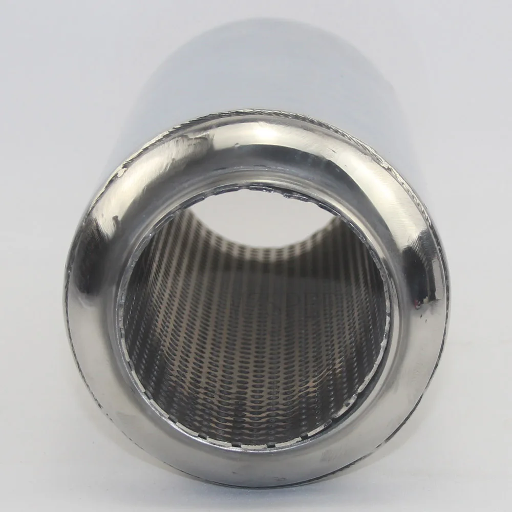 Exhaust Pipe Muffler Exhaust pipe middle muffler 304 stainless steel mesh small hole