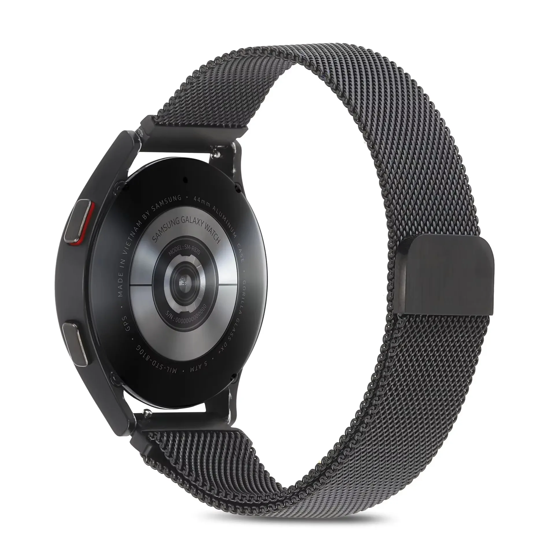 Stainless Steel 22mm Metal Wristband Strap