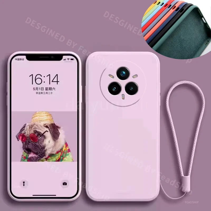 Luxury Silicone Protective Phone Case with Screen Film Protector