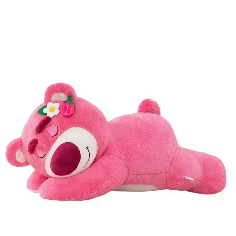 

Disney Lotso Plush Toy Story Bear Strawberry Sofa Plush Pillow Stuffed Toys Children Girls Friends Festivals Birthday Gift 45cm