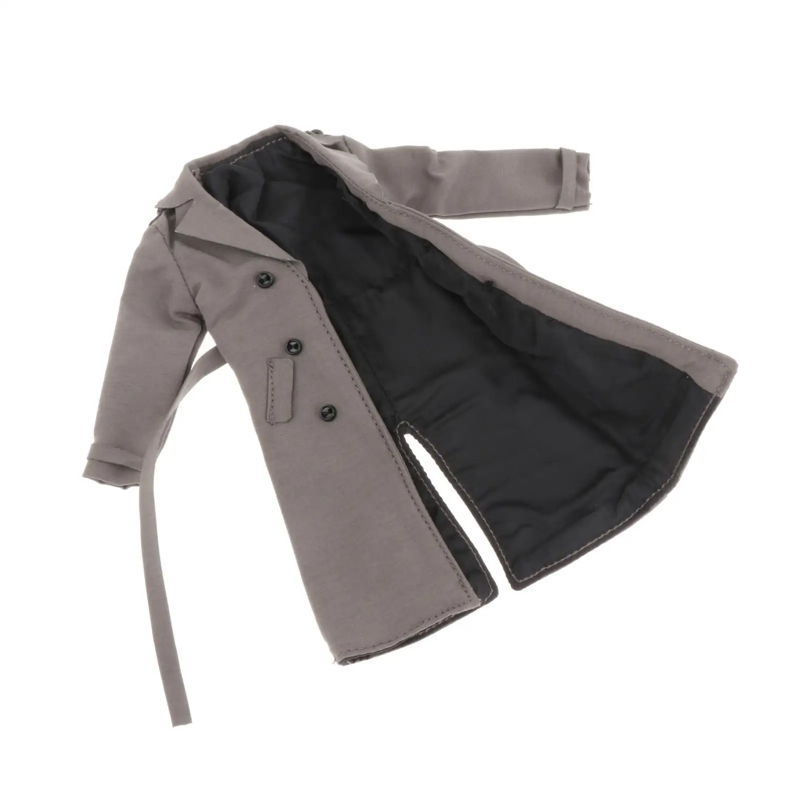 1:12 Scale Miniature Trench Coat Fashion Accessories Outfit Cosplay Miniature
