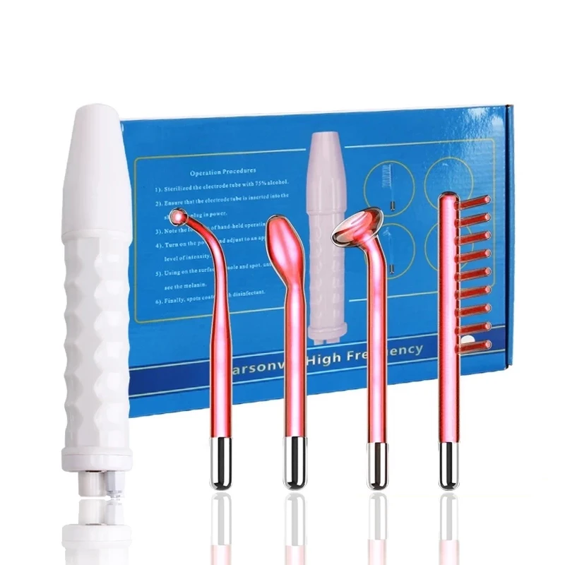 

Darsonval Apparatus High Frequency Facial Machine Remove Wrinkles Acne Tool Skin Beauty Spa Electrotherapy Wand Glass D'arsonval