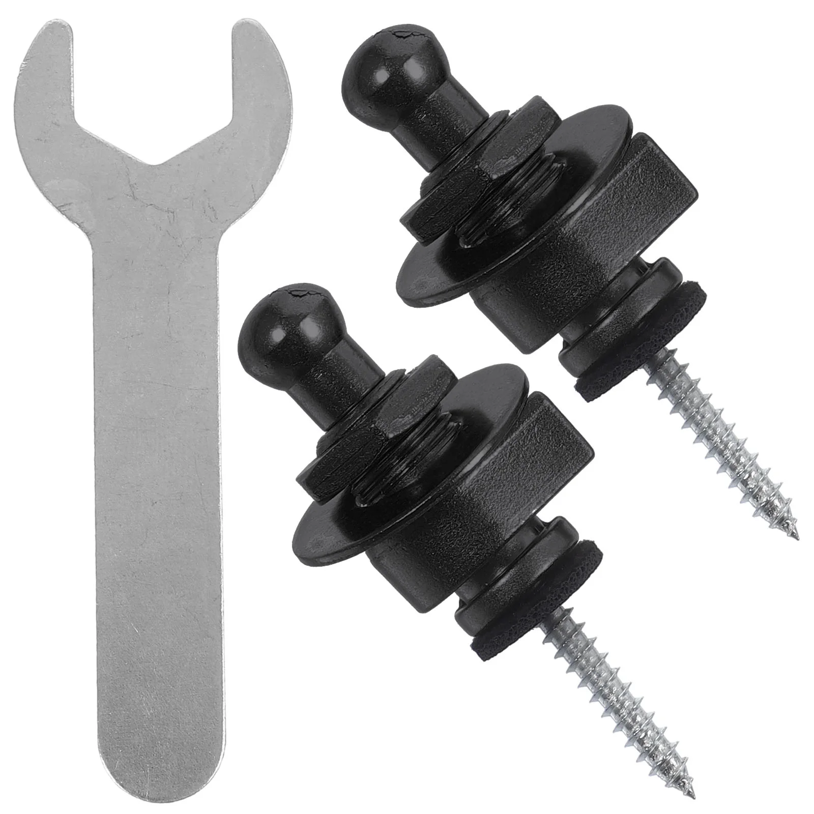 

2pcs Guitar Strap End Pins Guitar Strap Locks Buttons for Acoustic Electric Classical Guitar