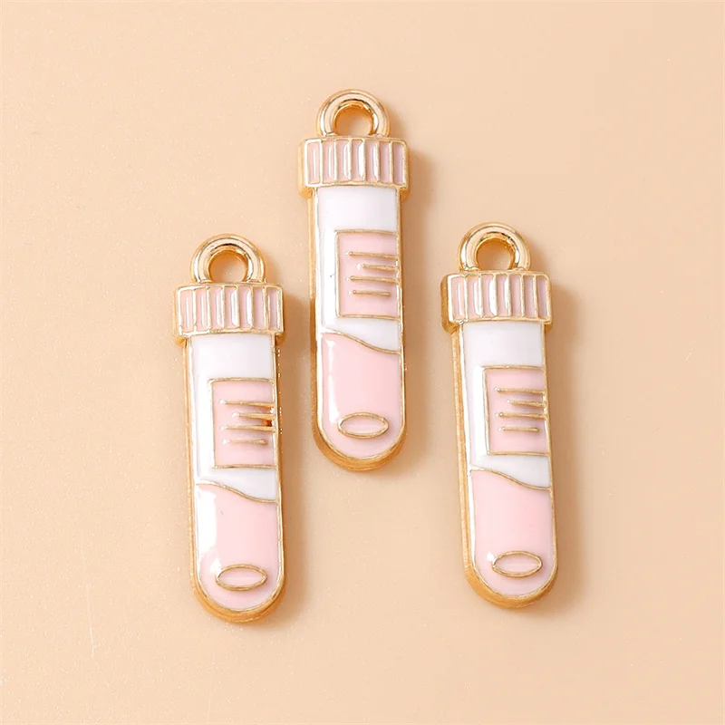 Leslie 10 stücke Neue Medizinische Ausrüstung Medikamente Tank Thermometer Charms Nette Krankenschwester Tag Arzt Uniform Medizin Anhänger Versorgung – Detail 12