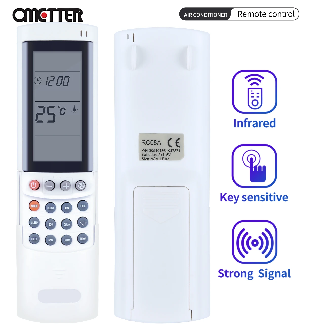 RemoteControlForAirwellElectraGREERC08A30510136AirConditioner