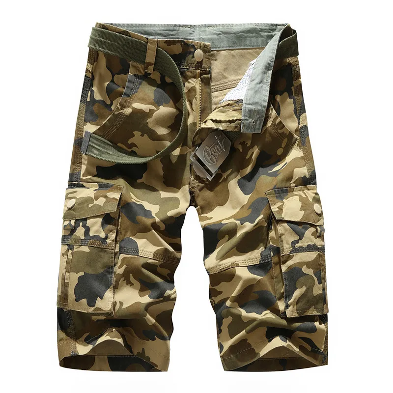 best men's casual shorts Mens 2022 Summer New Camouflage Military Shorts Outdoor Breathable Multi Pocket Casual Short Pants Men Tactical Cargo Shorts Men mens casual summer shorts Casual Shorts