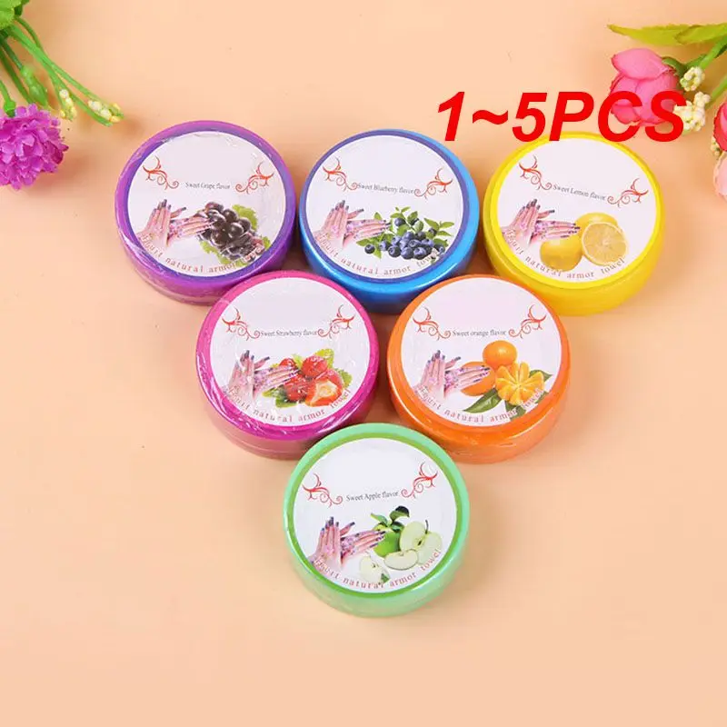 

1~5PCS 32pads Nail Polish Remover Jar Fruit Scented Flavor Wraps Paper Cloth Towel Wet Wipes Nail Art Vanish Removal Nail Art