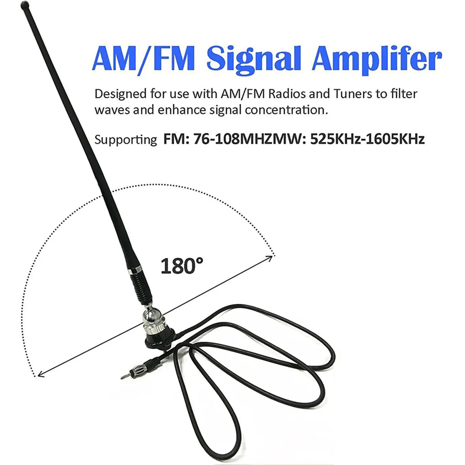 

Универсальная автомобильная радиоантенна AM FM Гибкая мачта для автомобильных транспортных средств