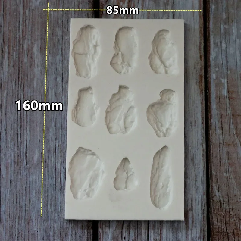 미니어처 모델 밸리 암석 침대 몰드 제작, 실리카 젤, 장면 모래 테이블용 DIY 도구, 특별 행사