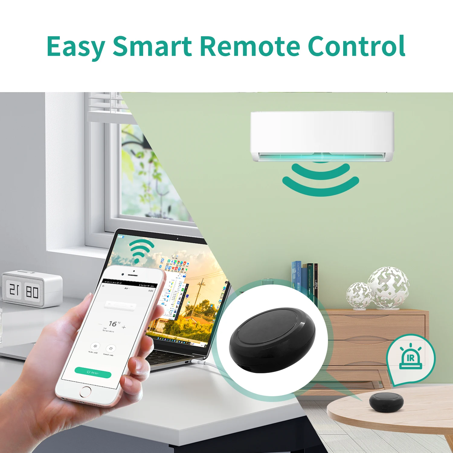 Tuya WiFi Smart IR Remote Controller Smart Life APP For TV DVD Control Home Automation Mini Family Remote For Alexa Google Home