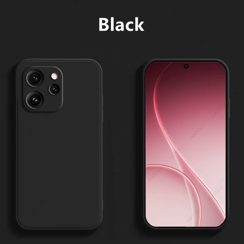 Sleek Liquid Silicone Phone Case - Elegant Back Cover
