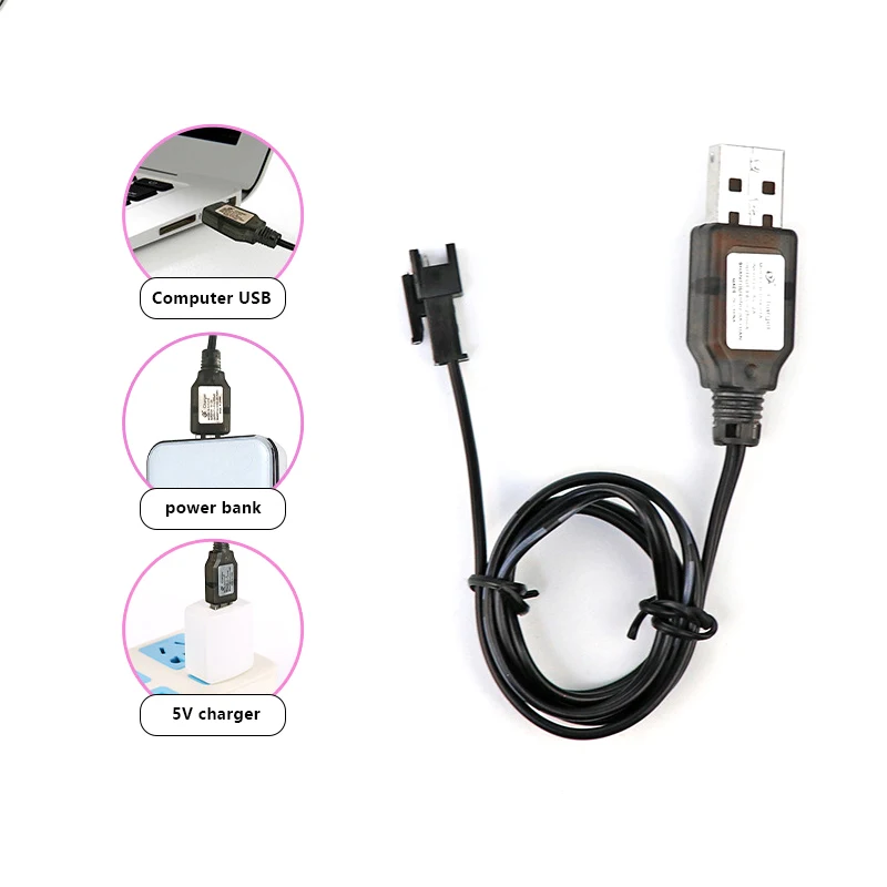 Chargeur USB multiport 4A 7.4V/3.7V pour batteries Li-ion