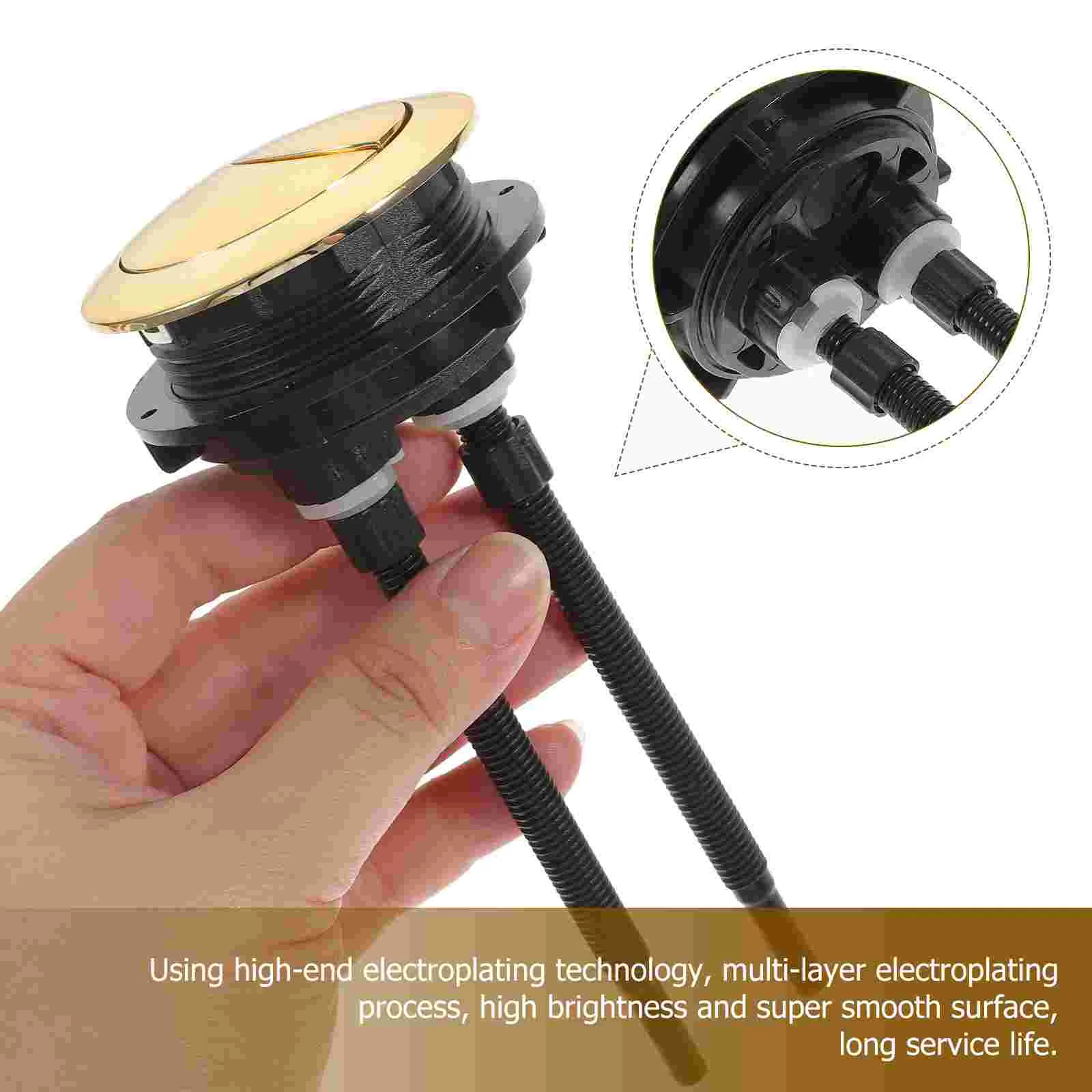 Toilet Flush Button 2 Pcs