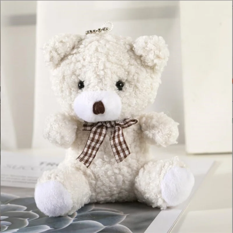 1PCS 11CM Stuffed Teddy Bear Dolls Patch Bears 5 Colors