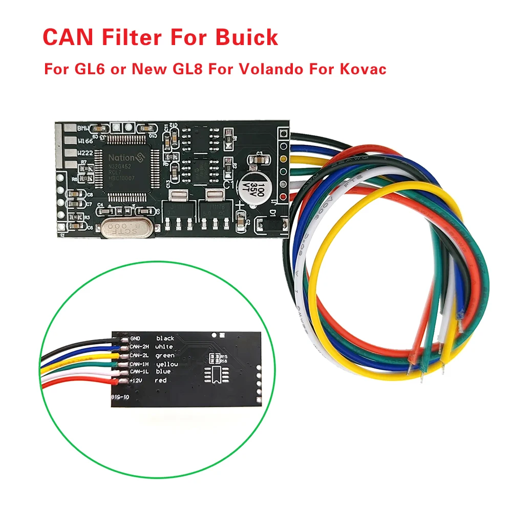 CAN Filter for Buick For GL6 For New GL8 Volando Kovac Blocker Filter Emulator for Kilometer Cluster Calibration