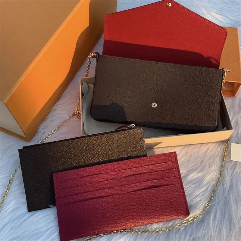 LOUIS VUITTON FELICIE INSERTS--POUCH AND CARD SLOT HOLDERS Very