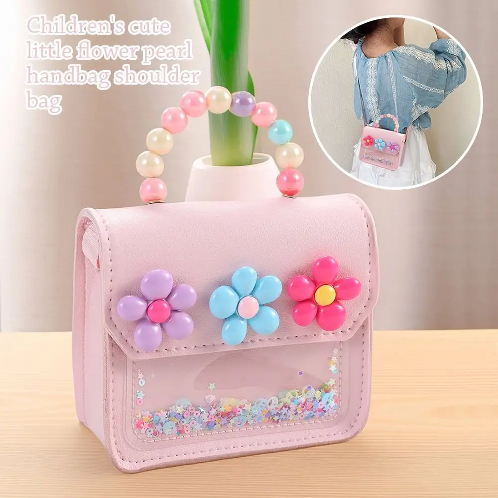 Kids PU Leather Messenger Bag Cartoon Shoulder Bag