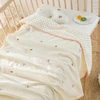 Breathable Cotton Swaddle Blanket Sleeping Quilts Cosy Blanket Baby Wrap Blanket Towel for Infant Great Shower Gift Dropship 4