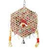 Hanging Small Animal Chew Toy for Bird Parrots Chewing Toy Rattan Shredded Paper for Chewing Teeth Grinding 1