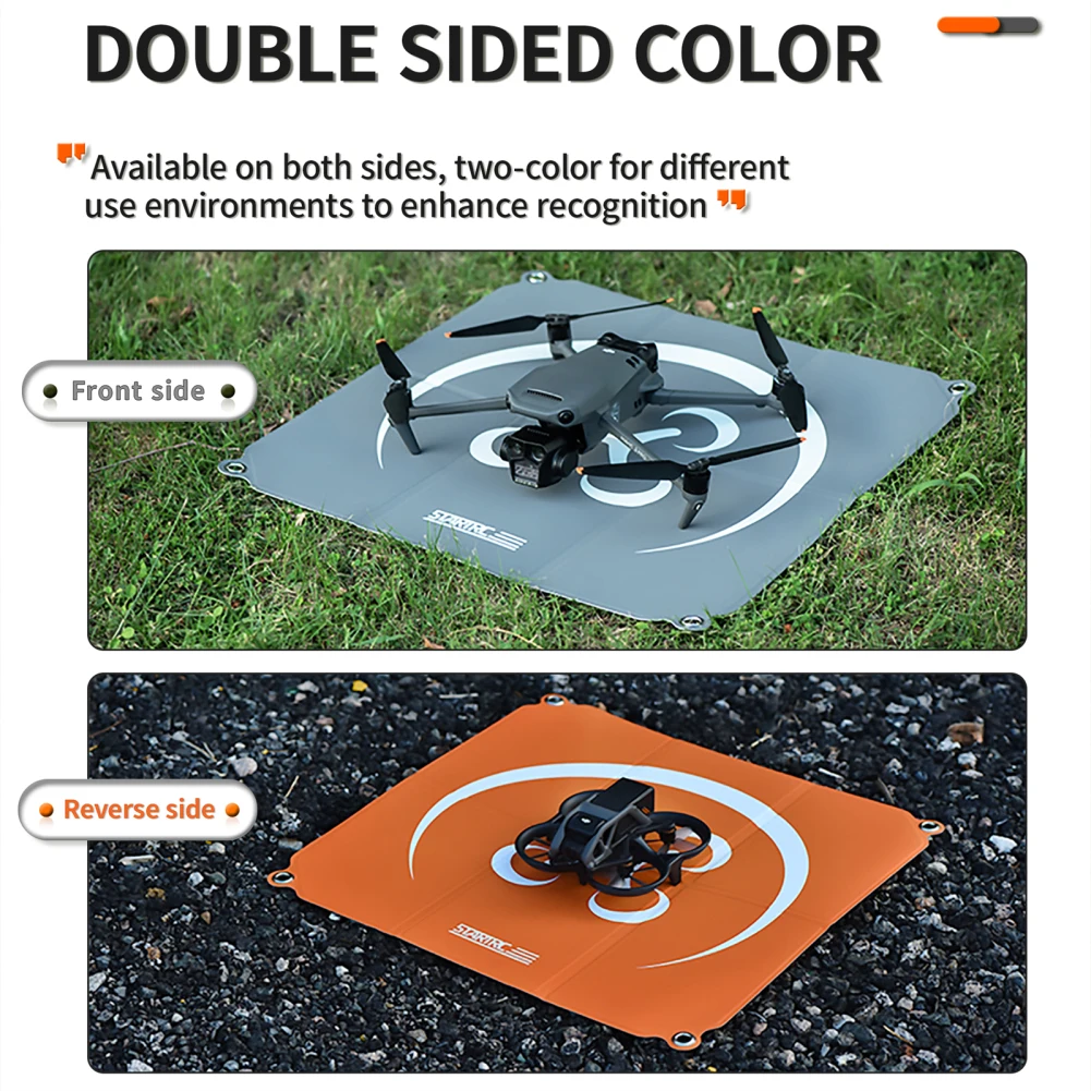 Foldable Landing Pad Drone Foot Landing Gear Protection Pad Mat Compatible For DJI Mini 3/4 Pro Drones 55x55cm