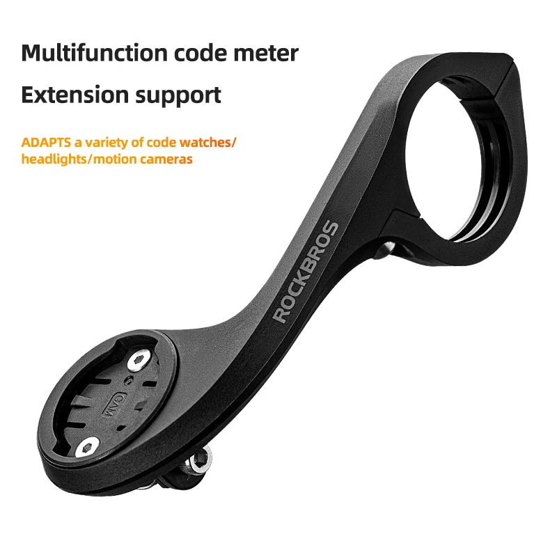 ROCKBROS Light Bracket Mountain Road Bicycle Code Table Holder Nylon Extension Frame Sports Camera Lamp Extension Base Accessory