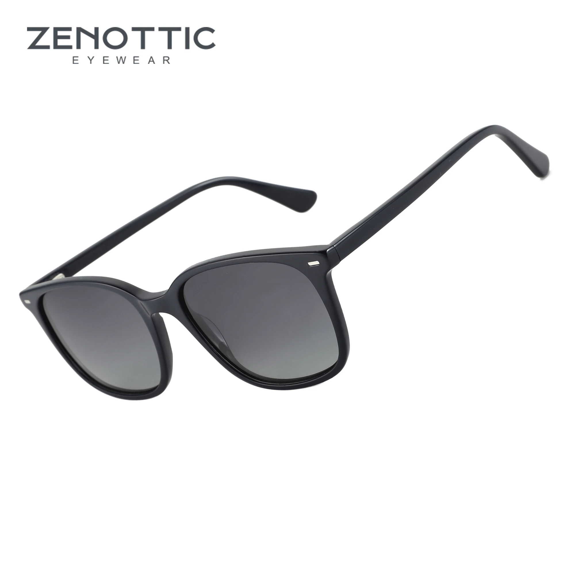 

ZENOTTIC 2024 New Square Polarized Sunglasses Acetate Sun Glasses Ladies Classical Shades for Drive Travel A23621