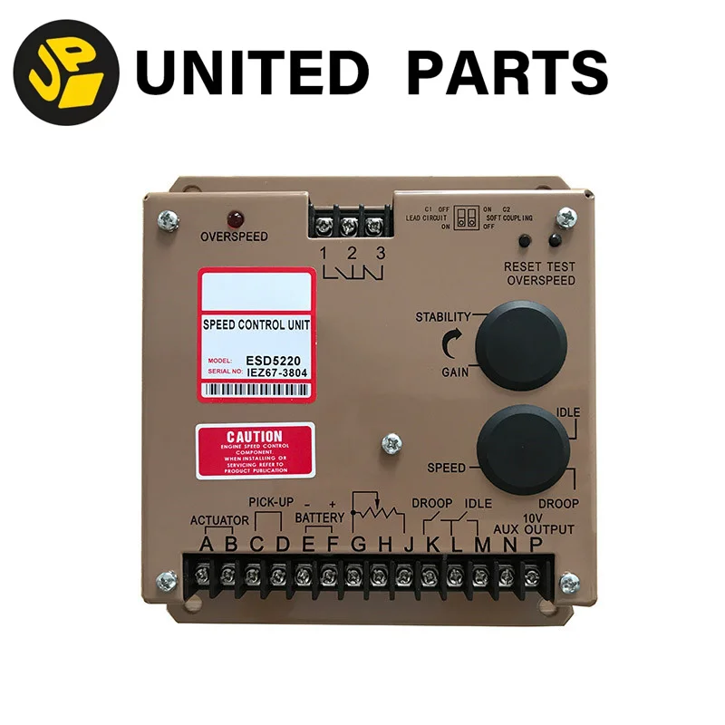 Modulo Unità Di Controllo Della Velocità Del Regolatore Del Motore Esd5220 Regolatore Del Regolatore Di Velocità Del Generatore Diesel Scheda Di Contr
