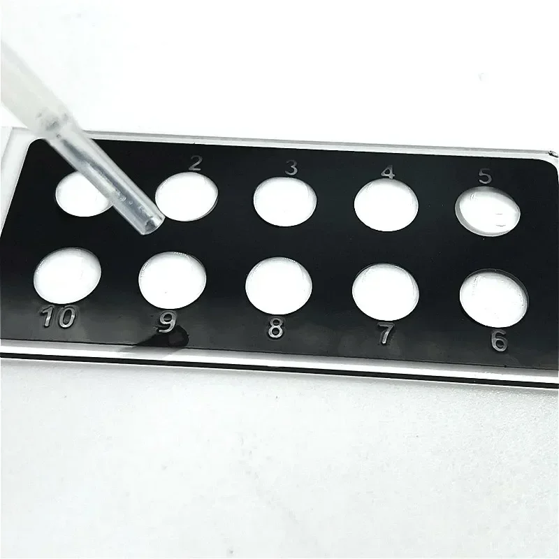 Microscope Slides Immunofluorescence In Situ Hybridization Diagnostic Slide Antigen Porous Slide 10 Well 6mm 1''x3'' 50 / PK