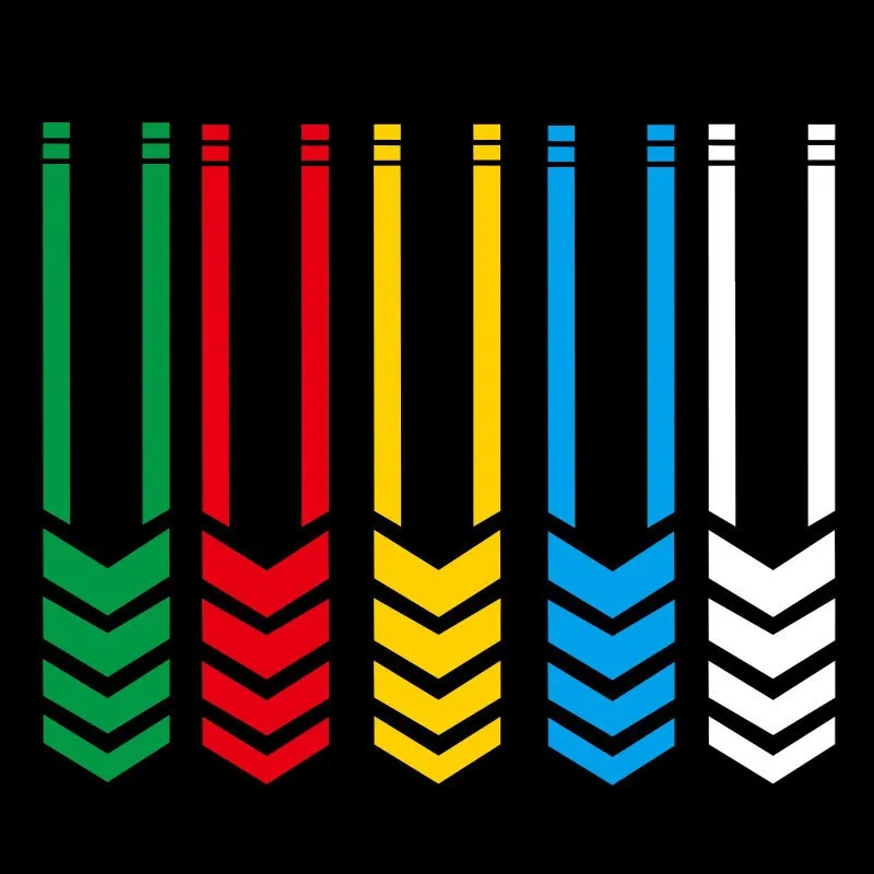 

Motorcycle Fender Stickers Scooter Refit Decals Striped Reflective Stickers Decorative Waterproof Stickers Safety Warning Tape