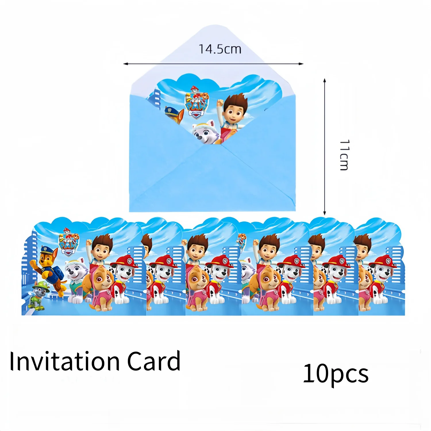 Paw Patrol Geburtstagsparty-Dekoration, Hundepatrouille, Pfote, Geschirr, Tischdecke, Tasse, Teller, Ballon, Babyparty, Kinderbevorzugung, Geschenk, Partyzubehör – Detail 11