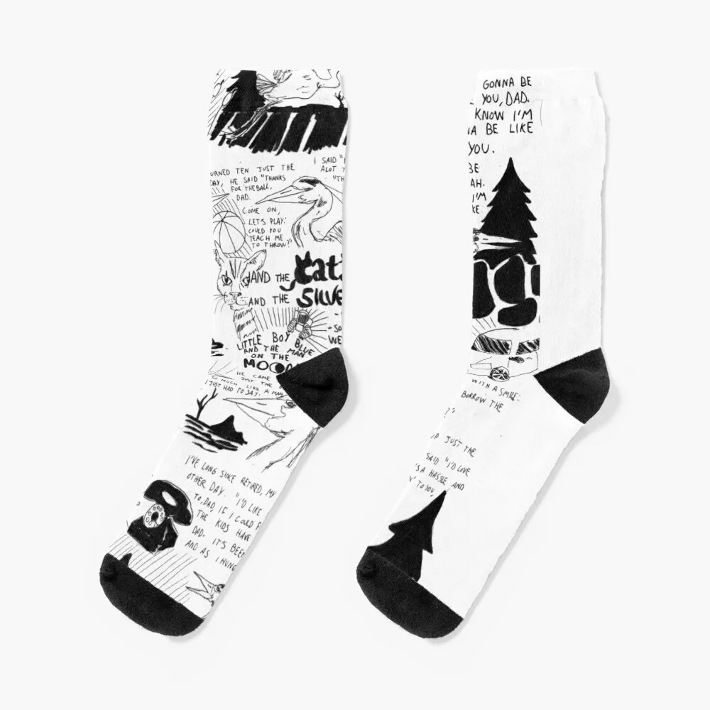 

Cats in the cradle Socks Novelties aesthetic New year's Socks Woman Men's