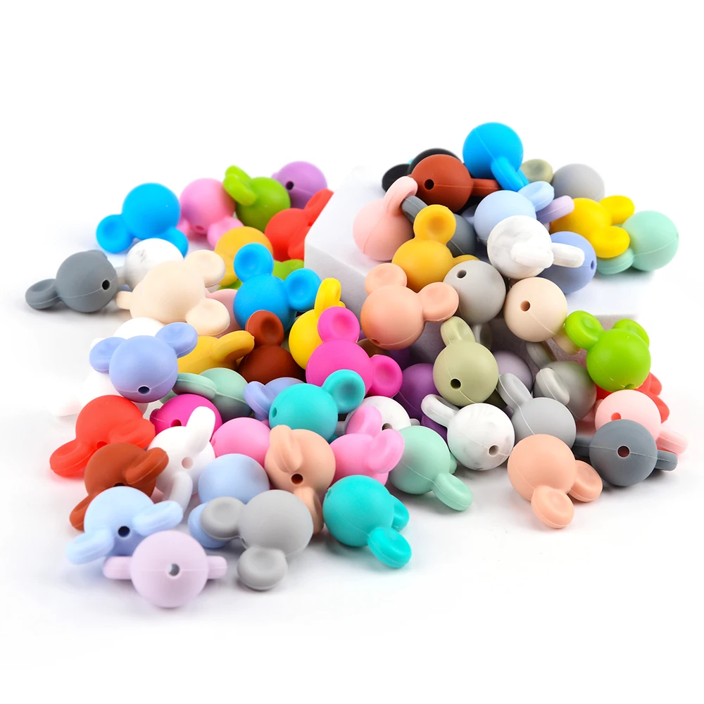 Silicone Teething Beads 10pcs/Lot For Necklaces BPA Free