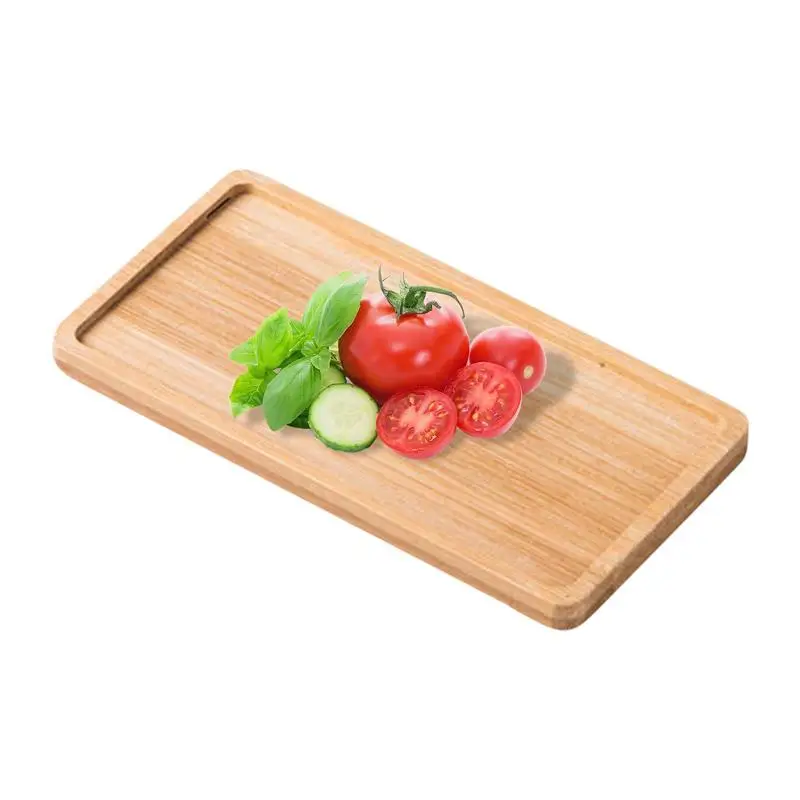 Wooden Soap Dispenser Tray Simple Elegant Design Vanity Countertop Bottles Organizer Holder Candles Jewelry Storage Tray