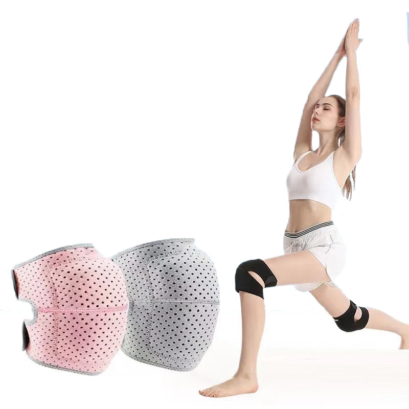 Genouillères de compression de sport, genouillères élastiques, genouillères en éponge épaissie, orthèse de soutien pour l'entraînement en phtaline, 1PC 1