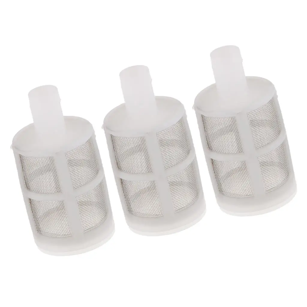 3pcs Garden Micro Irrigation Water Pump Protect Hose Mesh Filter Water Clean Screen 10mm