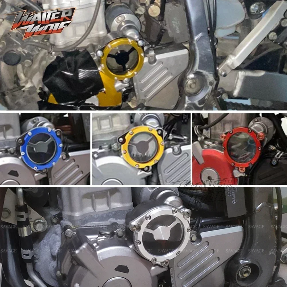 Dirt Bike Starter Idle Gear Cover For Suzuki DRZ 400 400E 400S 400SM LTZ400 LTR450 Engine Oil Filter Caps DR-Z400 DR-Z LT-Z 400