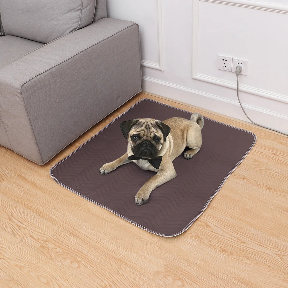 

Tehaux Reusable Pet Pee Pads Large Size Fast Waterproof Absorbing Washable Mat Bed Wetting Mattress Protection