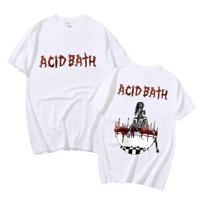 Rock Band The Acid Bath Demos Album Double Sided Print T-shirts