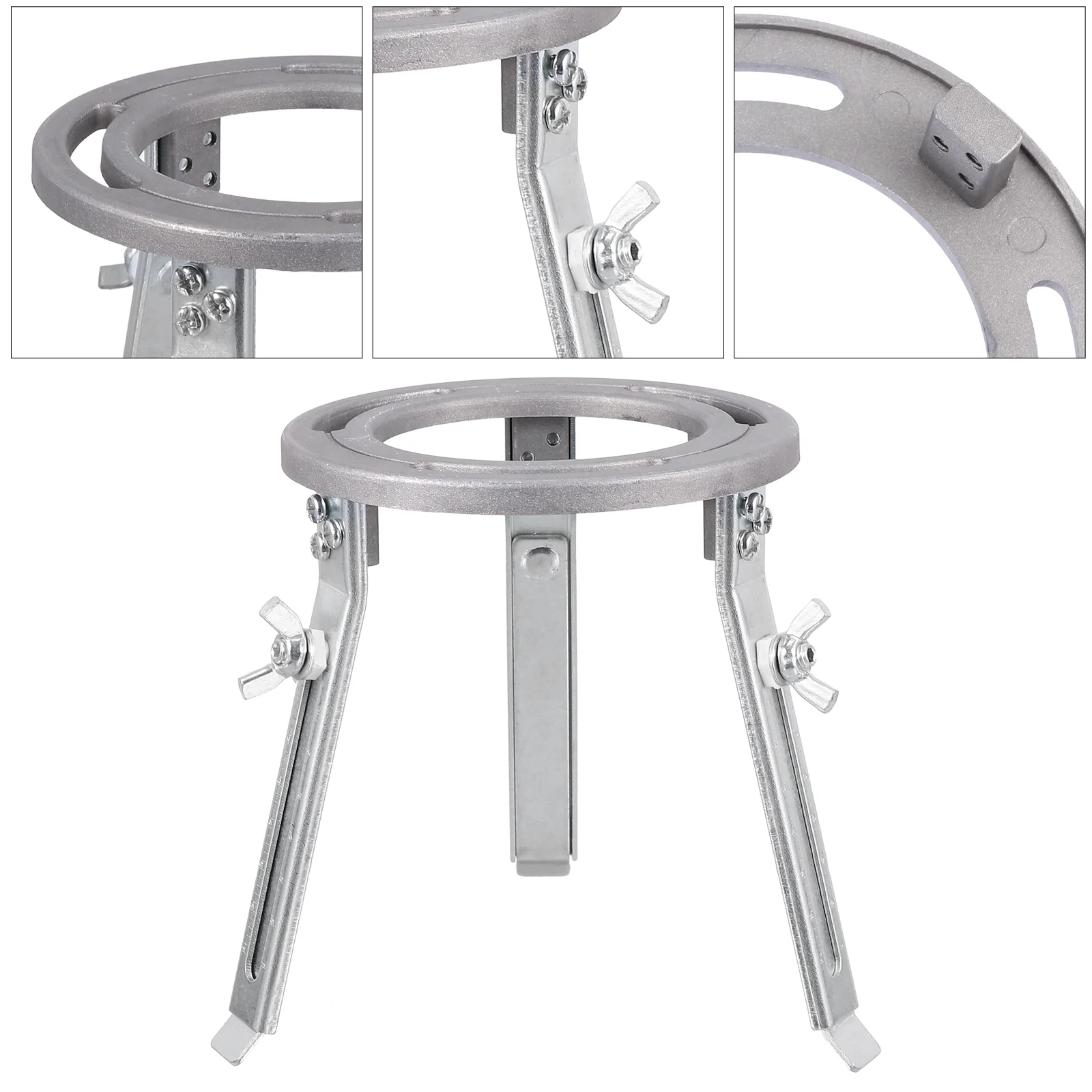 

Adjustable Laboratory Tripod Alcohol Lamp Holder Heating Support Stand