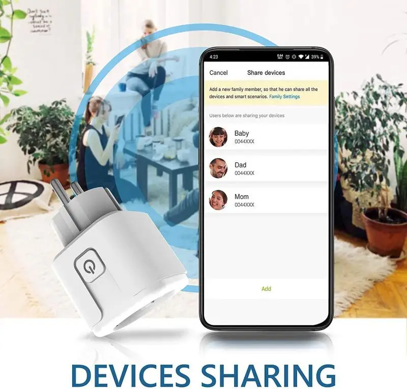 AUBESS 16/20A 스마트 소켓 WiFi 플러그 EU 전원 모니터 타이밍 기능 Alexa Google Home Yandex 용 Tuya 스마트 홈 소켓 콘센트