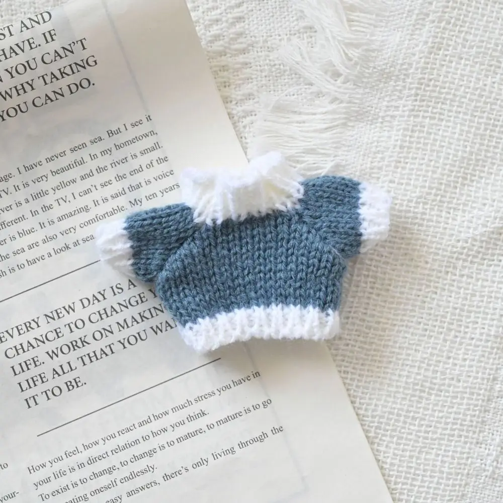 10 cm Baumwolle Mode Puppe Pullover Winter Multistyles Gestrickte Mantel Kleidung Zubehör für 10 cm Baumwolle Puppe/für Idol Puppen – Detail 17