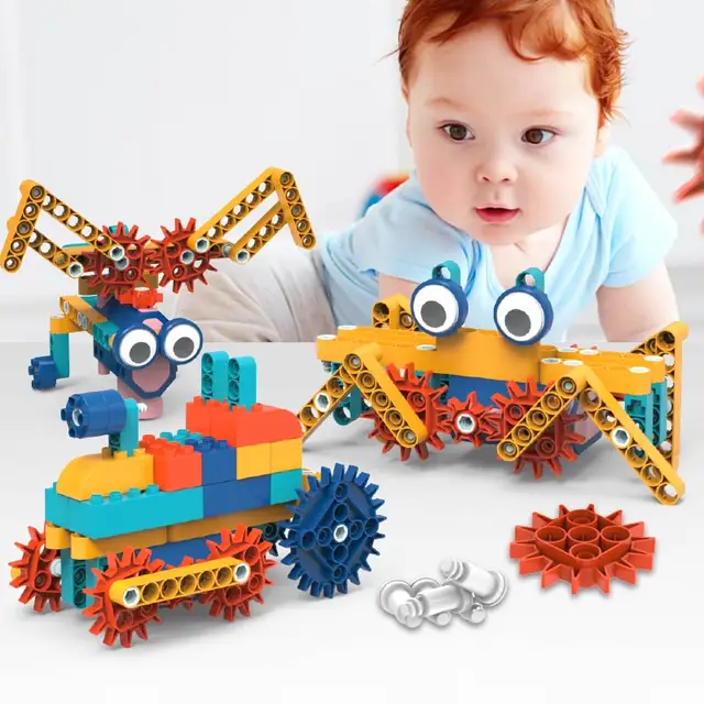Montessori Stem Toys for Children 4 to 6 Year Old Construction Set for Boy Block Assembling Kids Building Block Puzzle Girl Gift 1