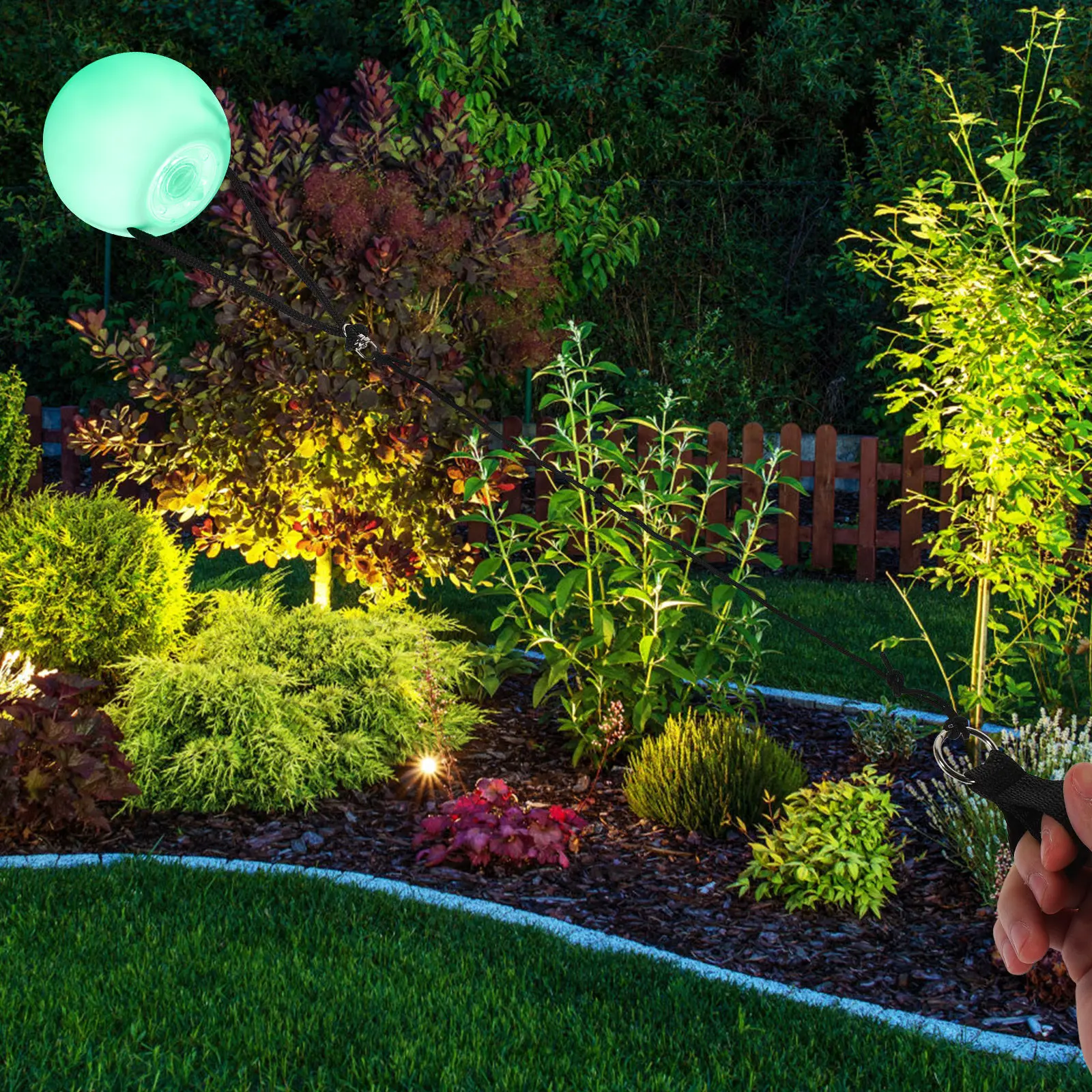 2개의 재미있는 LED 저글링 공, 어둠 속에서 빛나는 화려한 라이트업 공, 클럽 파티 의상, 댄스 쇼, 야외 놀이용