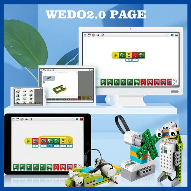 NEW Technical Parts Wedo  Battery Robotics Construction Set Building Blocks Compatible Wedo 2.0 Educational DIY 2