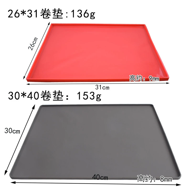 1PC Silicone Baking Mat Cake Roll Pad Macaron Swiss Roll Oven Mat Bakeware Baking Tools Kitchen Accessories Silicone Baking Mat