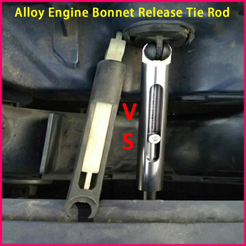 Ford Focus 2 mk2 c-max Alloy Engine Bonnet Release tie rod Front Grille Cover hood lock Connecting latch Tuning Accessories engine cover bonnet hood release latch repair kit