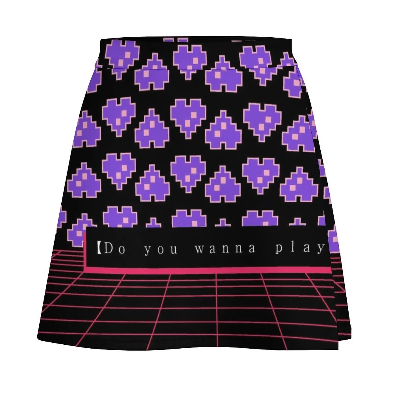 Do you wanna play 2? Mini Skirt korean style clothing Women's dress skirt set Skirt for girls