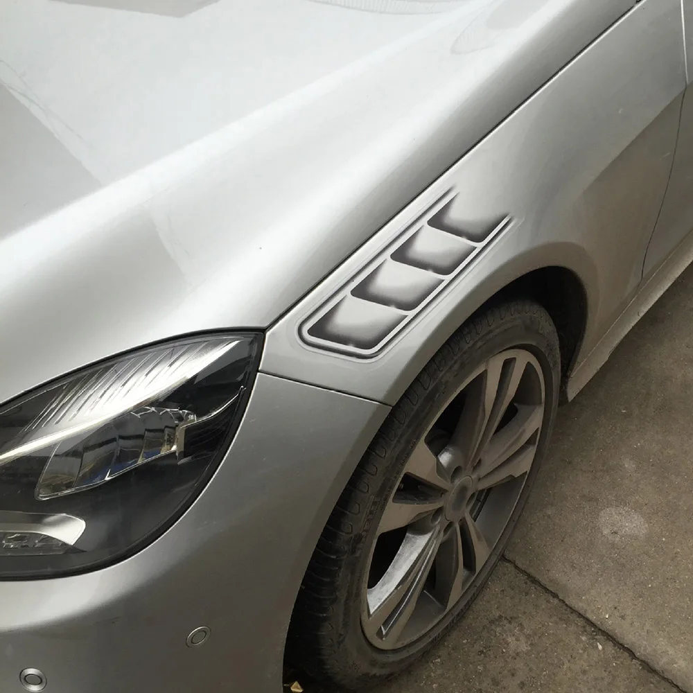 Car Styling Fake Vents Decorazione Adesivo Per Mercedes W204 W211 Vw T5 Seat Ateca Vw Golf 4 Golf Mk2 Seat Leon Nissan Qashqa